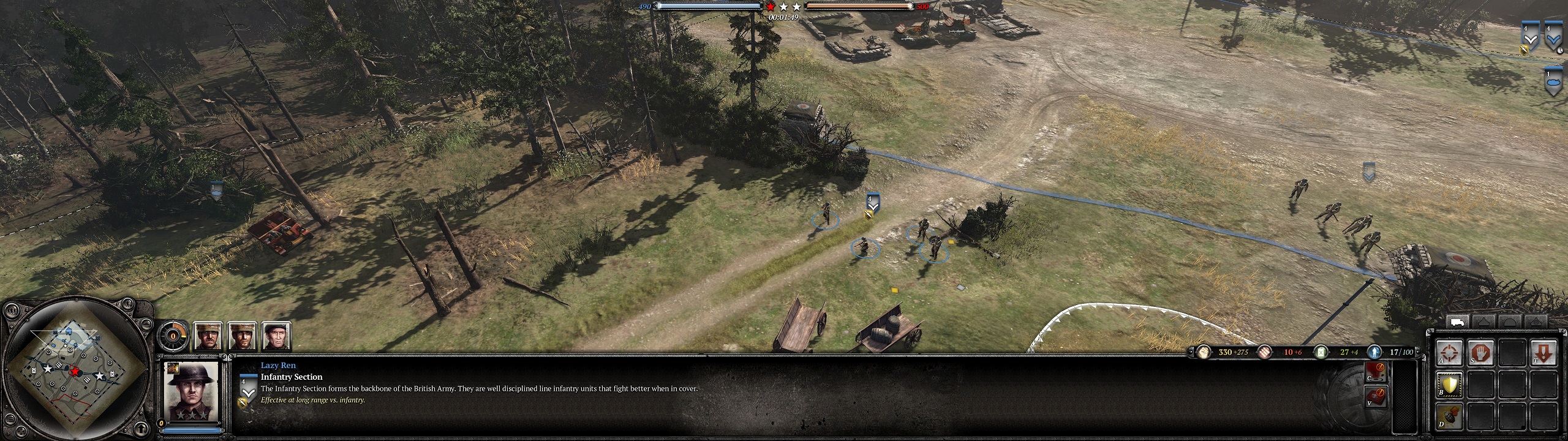 CoH2 Ingame Play